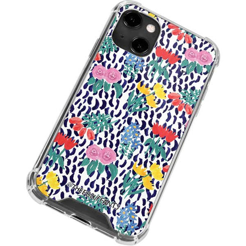 Bouffants and Broken Hearts Bouquets Print iPhone 14 Clear Case